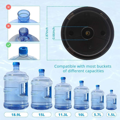 Dispensador Automático de Agua para Garrafa | Recargable | Sin Esfuerzo | Silencioso