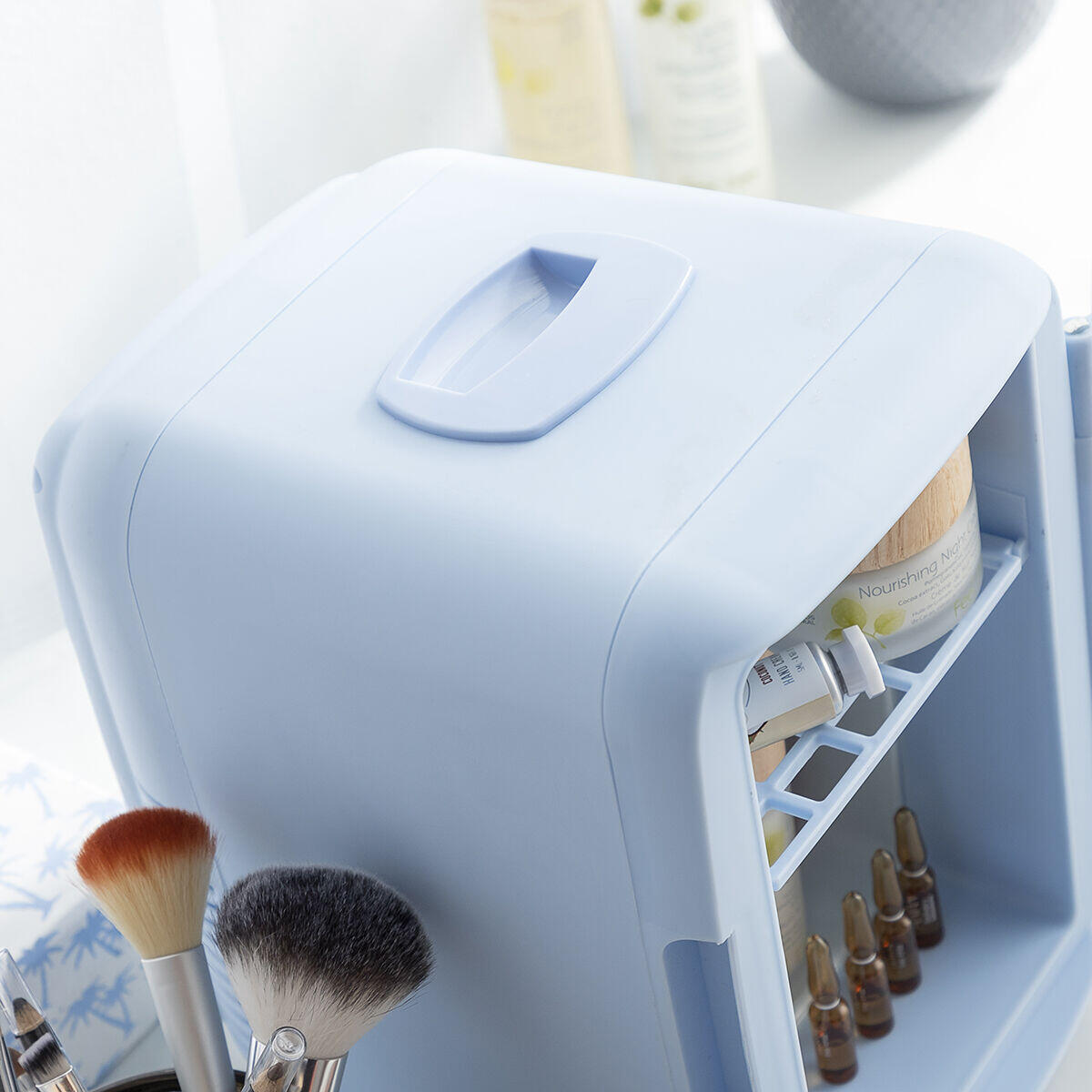 Mini Nevera para Cosméticos 4L | Frío y Calor | Azul | Frecos InnovaGoods