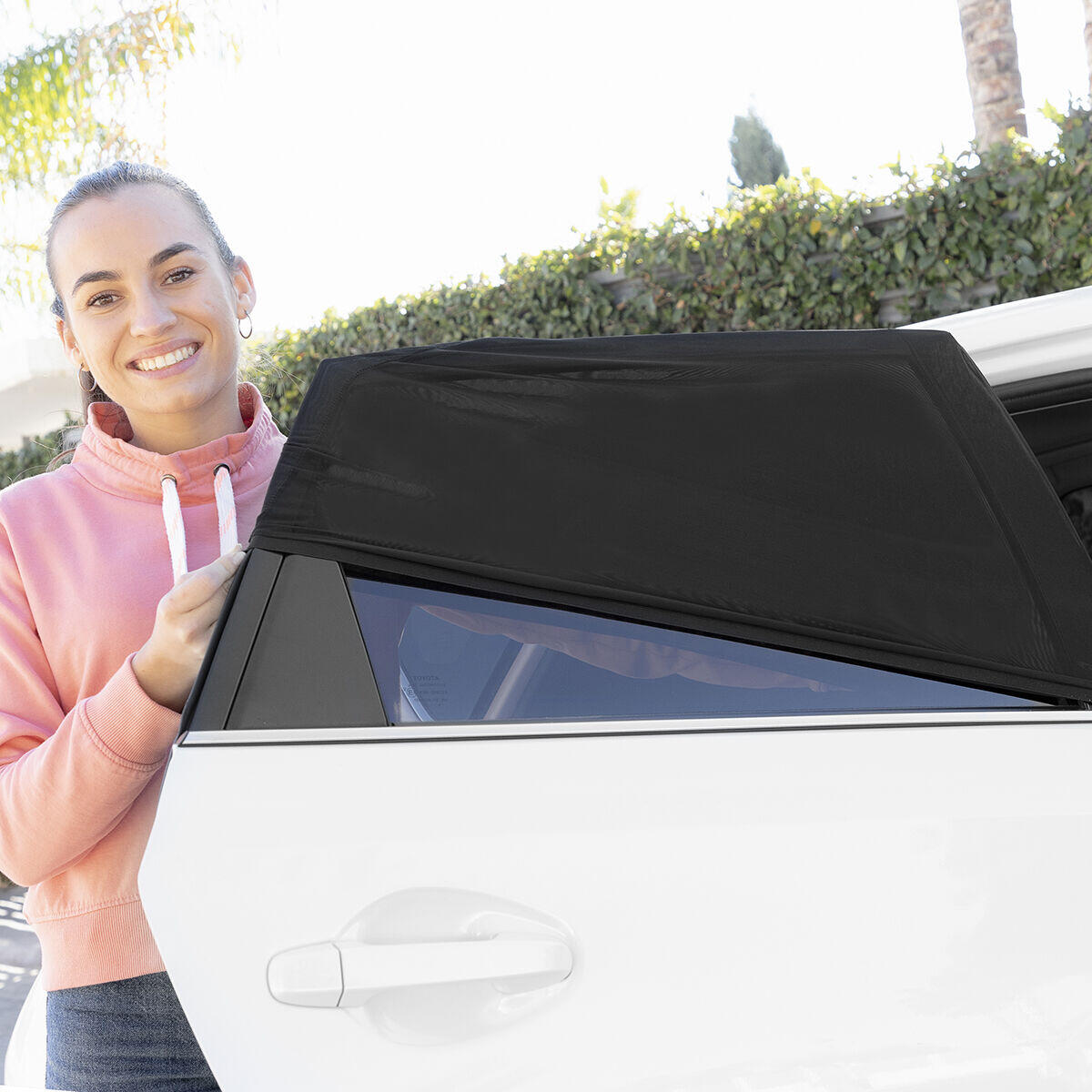 Malla Parasol para Coche UVlock InnovaGoods | Pack 2 uds | Universal | Protección UV