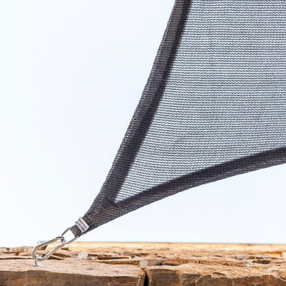 Toldo Vela de Sombra Rectangular – Protección UV 2x3 m | Gris y Beige | Shazail InnovaGoods