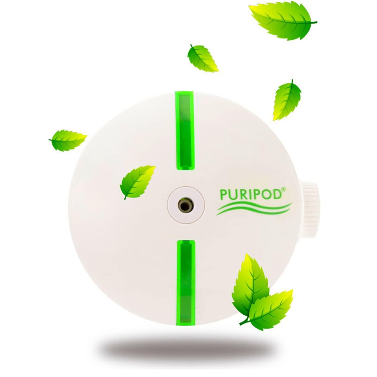 PURIPOD Ionizer Air Purifier - Clean and Fresh Air - Allergens, Dust, Pollen, Bad Odors