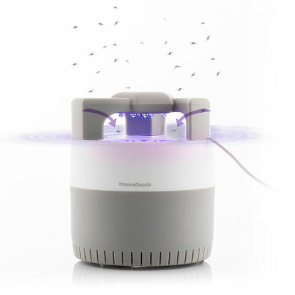 Lâmpada Antimosquitos por Sucção 6 LED UV | Silenciosa | Sem Químicos | USB | InnovaGoods