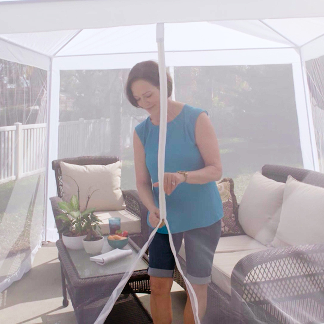 Gazebo con Mosquitera Starlyf | 3x3m | Protección 360º | Impermeable | Estructura Acero