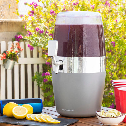 Dispensador de Bebidas Refrigerante 4L | Con 2 Depósitos de Hielo | Freer InnovaGoods