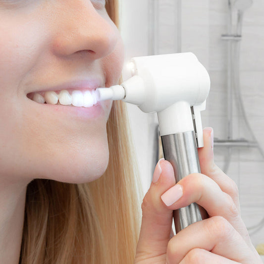 Blanqueador y Pulidor Dental Pearlsher InnovaGoods | Cabezal 360º | 9 Puntas