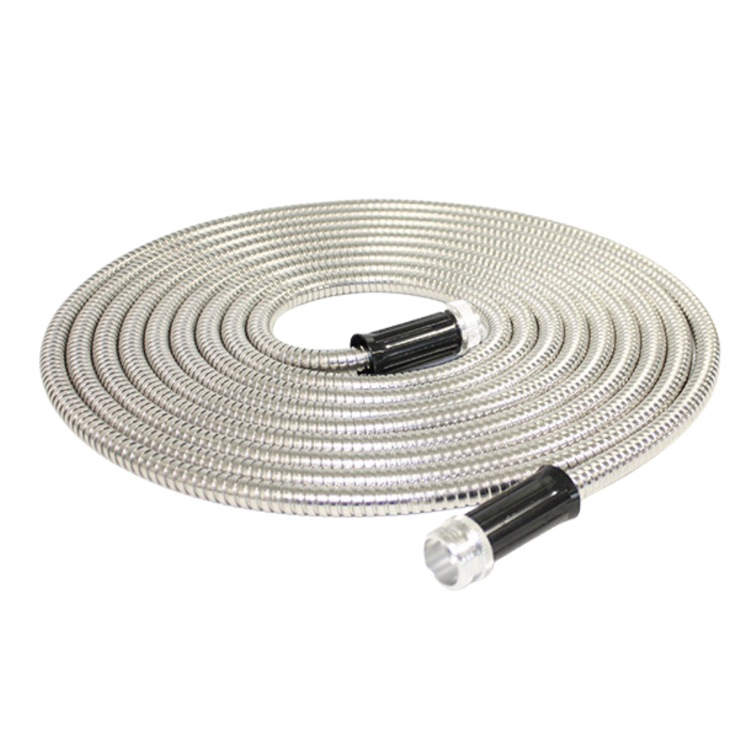 STARLYF STEEL HOSE | Mangueira de Aço Inoxidável 7,62 metros | Ultra Resistente