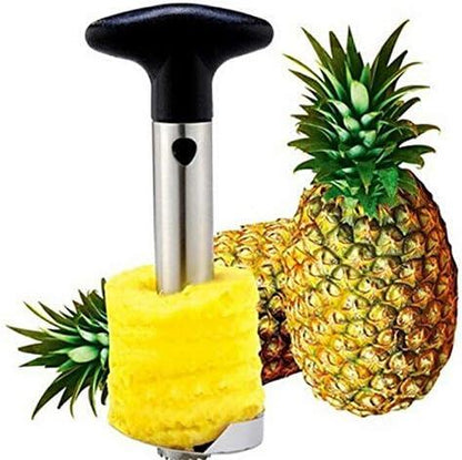 Cortador y Pelador de Piña de Acero Inoxidable | Corta, Pela y Descorazona en Segundos