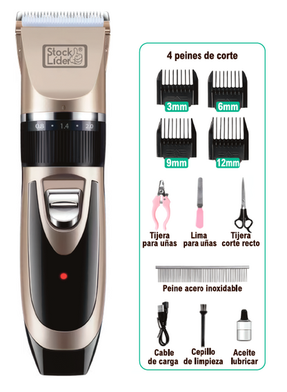 Pet Hair Clipper - Cordless - Ceramic Blades