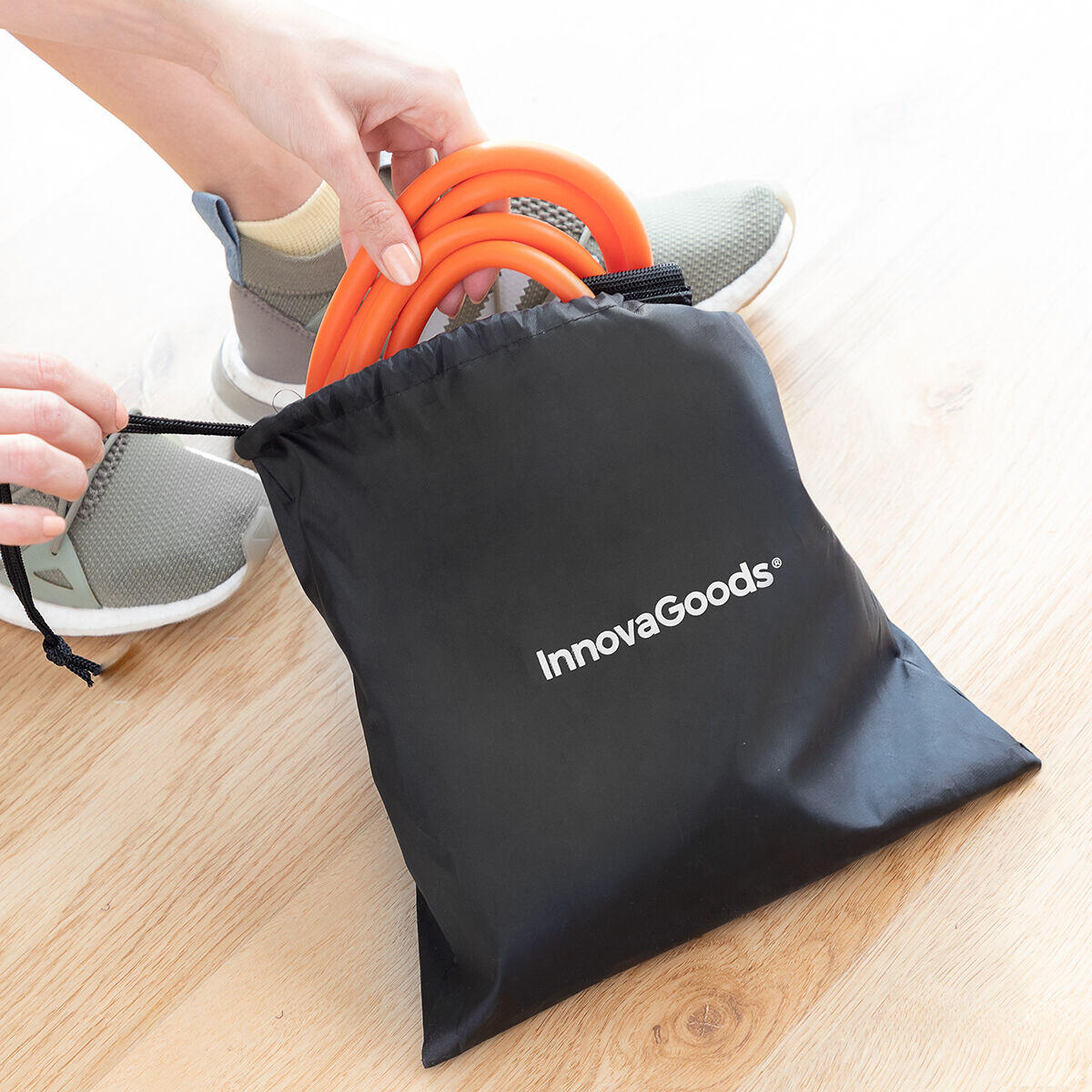 Cinto com Faixas de Resistência para Glúteos com Guia de Exercícios | InnovaGoods