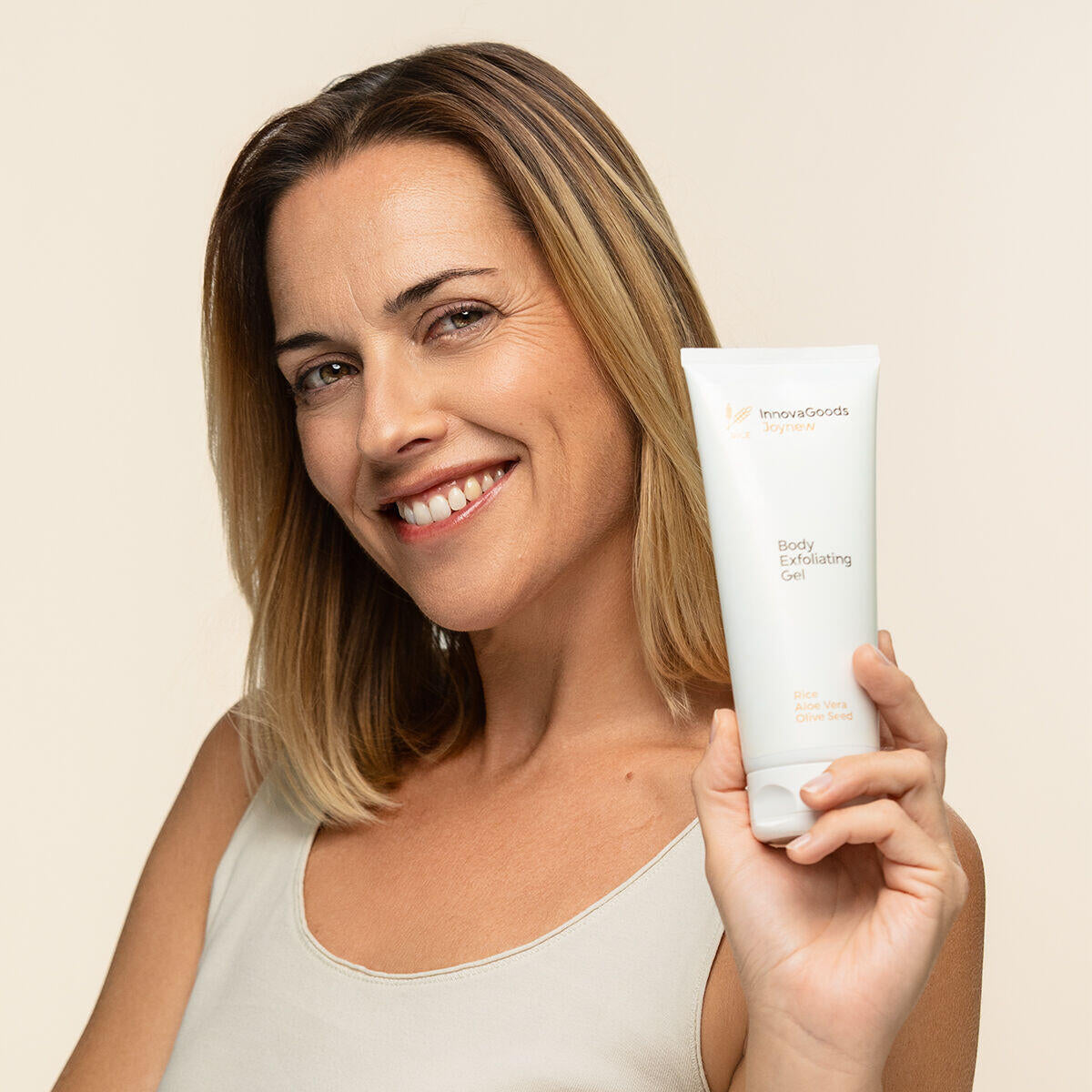 Gel Exfoliante Corporal Rice "Joynew" InnovaGoods 200 ml