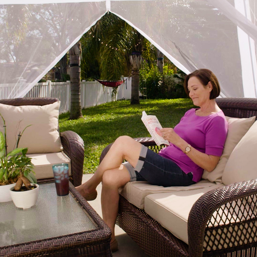Gazebo con Mosquitera Starlyf | 3x3m | Protección 360º | Impermeable | Estructura Acero