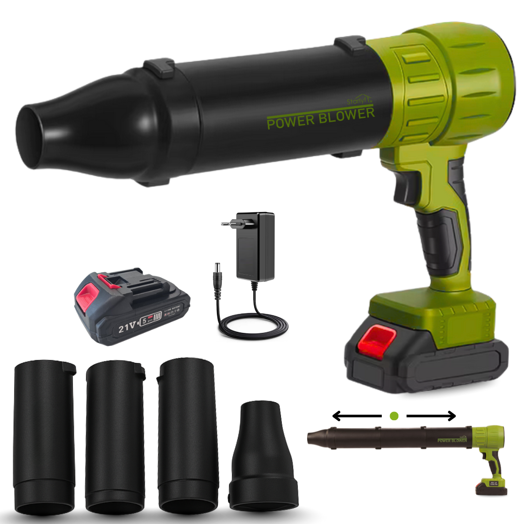 STARLYF Power Blower - Cordless Turbo Air Blower - 120 km/h - Rechargeable 