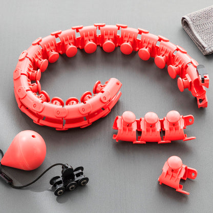 Aro de Fitness Inteligente Ajustable "Fittehoop" InnovaGoods | Auto-Spinning con Masaje 360º