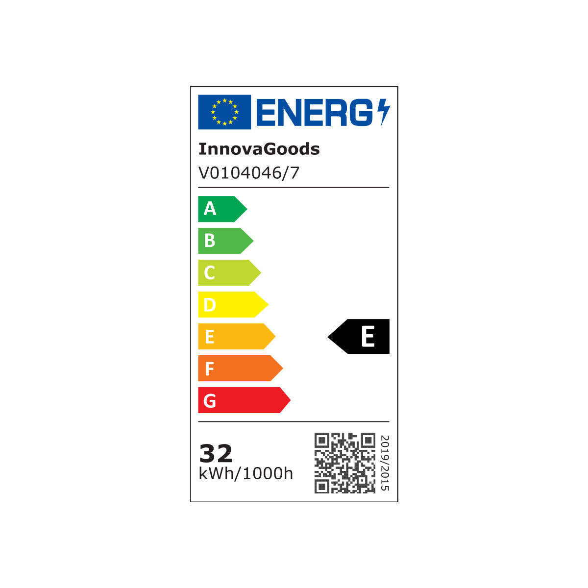 Ventilador de Techo con Luz LED InnovaGoods | 4 Aspas Retráctiles | Motor DC | Mando