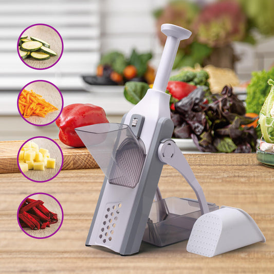 Cortador de Verdura Multifuncional | Mandolina de Cocina Manual.