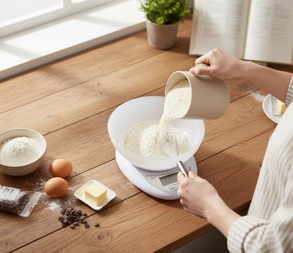 Digital Kitchen Scale with 800ml Bowl - Up to 5kg - Tare Function