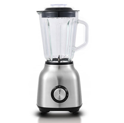 Batedeira Liquidificadora 500W | Jarro Vidro 1,5L | Lâminas Aço Inoxidável | CE