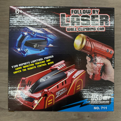 Carro Controlado por Laser | Sobe Paredes e Teto | RC Infantil +5 anos