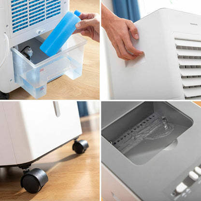 Climatizador Evaporativo Portátil 5L 65W | Humidificador Purificador 3 Velocidades | InnovaGoods