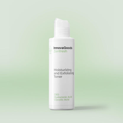 Tónico Facial Hidratante y Exfoliante CBD "Zenfresh" InnovaGoods 150 ml