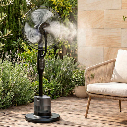 Ventilador de Pie Nebulizador con Mando a Distancia | 90W | 3L | Sprair InnovaGoods
