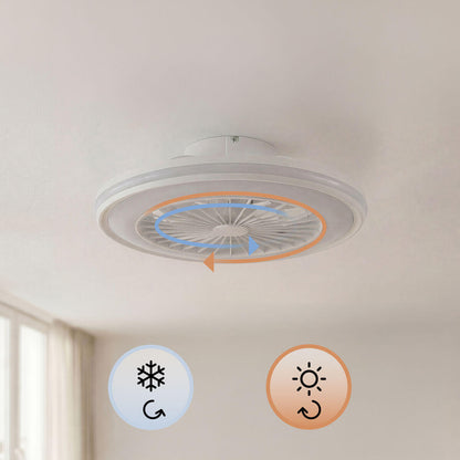 Ventilador de Techo con Luz LED RGB  | Aspas Ocultas | Motor DC | Mando | Nexory InnovaGoods