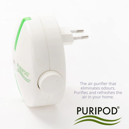 PURIPOD Ionizer Air Purifier - Clean and Fresh Air - Allergens, Dust, Pollen, Bad Odors