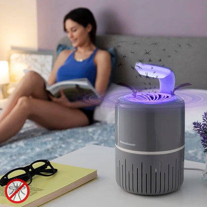 Lâmpada Antimosquitos por Sucção LED UV | Sem Químicos | Silenciosa | InnovaGoods