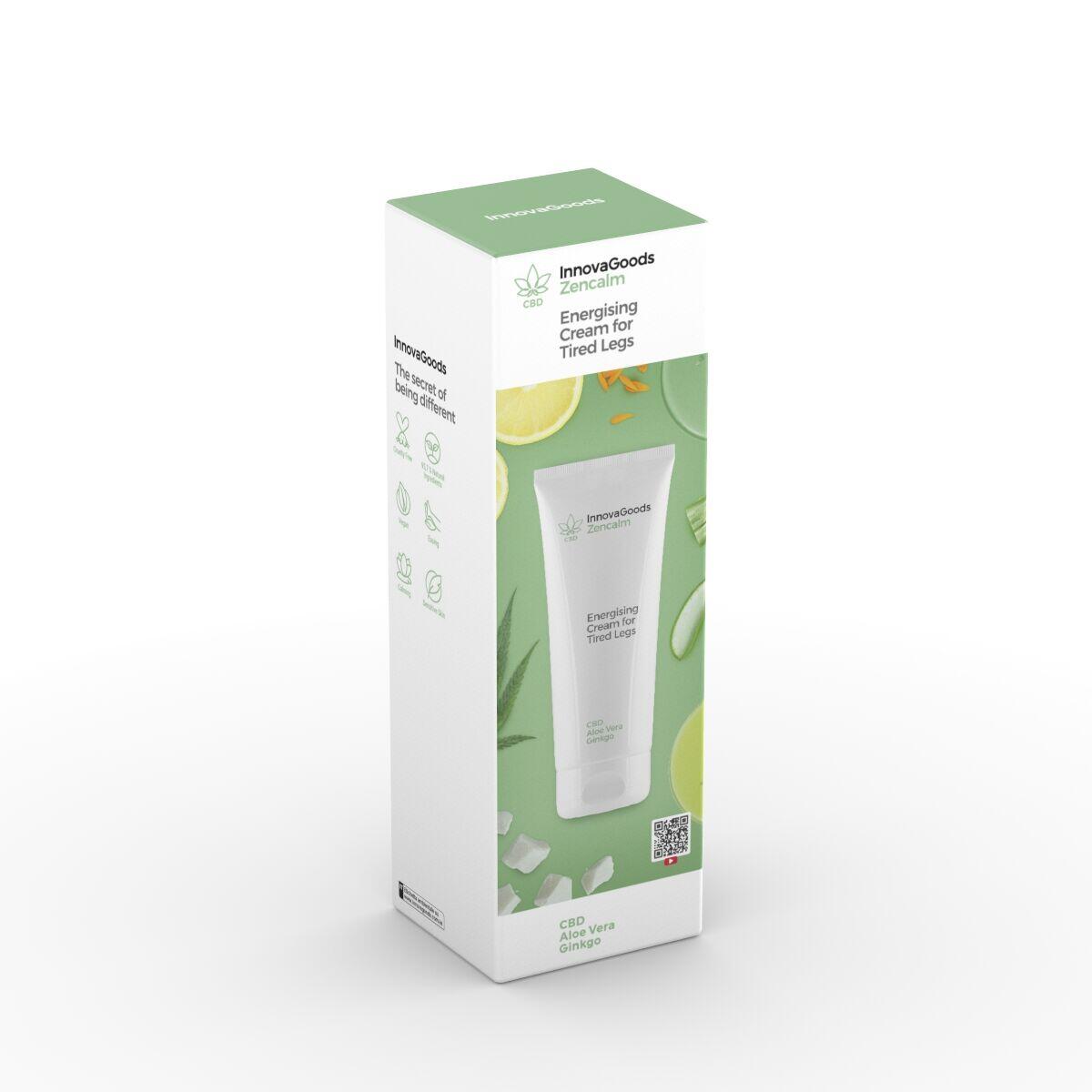 Crema para Piernas Cansadas Energizante CBD "Zencalm" InnovaGoods 200 ml