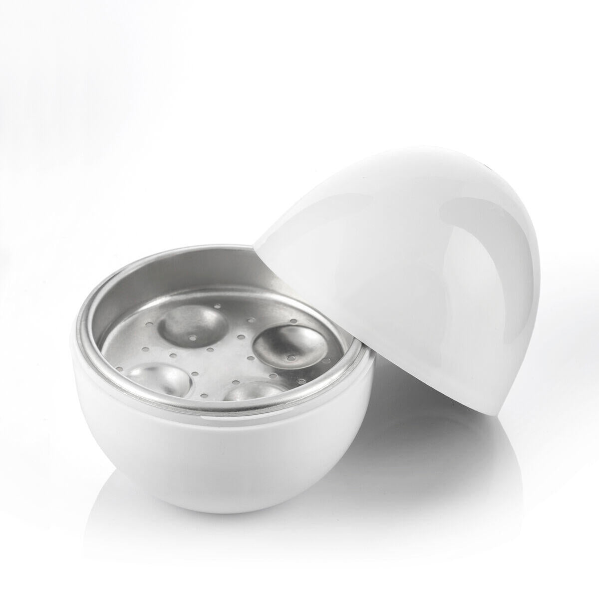 Fervedor de Ovos para Micro-ondas Boilegg InnovaGoods | 4 Ovos | Sem BPA | Livro de Receitas