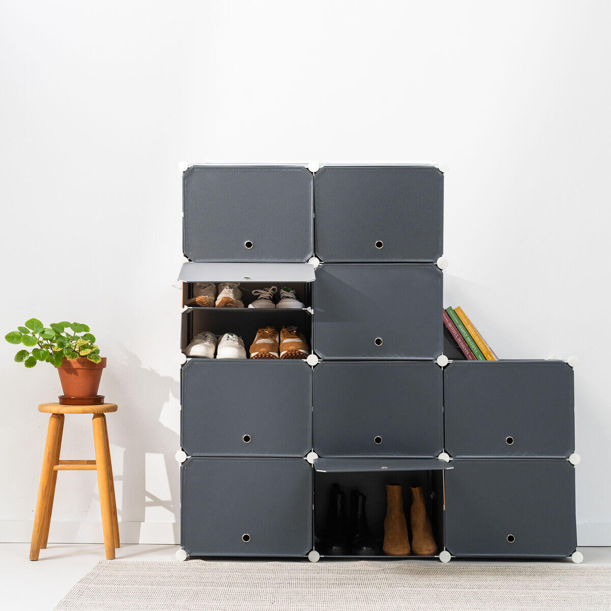 Sapateira Modular Portátil InnovaGoods | Cor Cinzenta