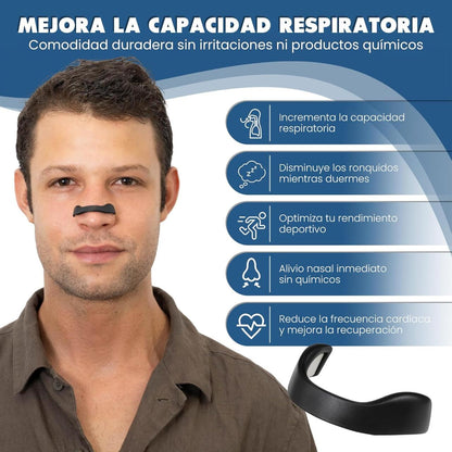 Tiras Nasales Magnéticas Premium | Antirronquidos, Deporte y Sueño | 15 Pares