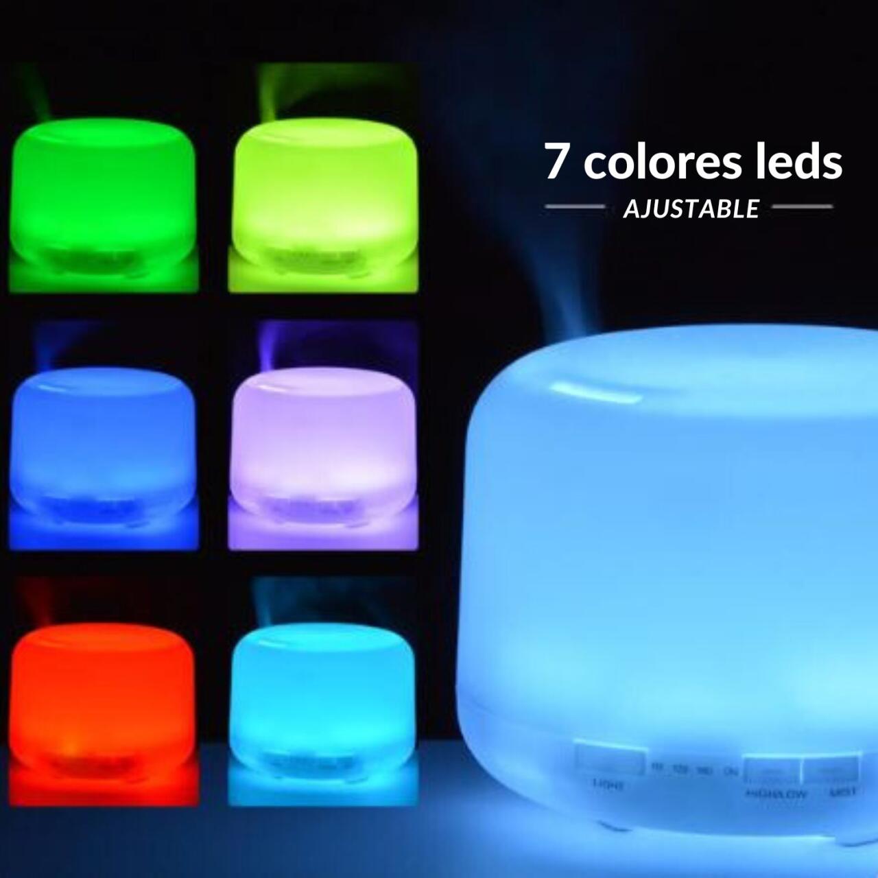 Aroma Diffuser with Remote Control - 450ml Multicolor LED Ultrasonic Humidifier