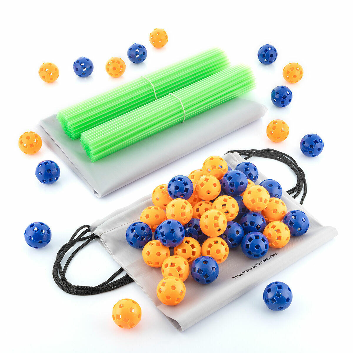 Kit de Construcción de Fuertes para Niños | 155 Piezas | Brilla en la Oscuridad