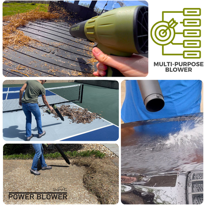 STARLYF Power Blower - Cordless Turbo Air Blower - 120 km/h - Rechargeable 
