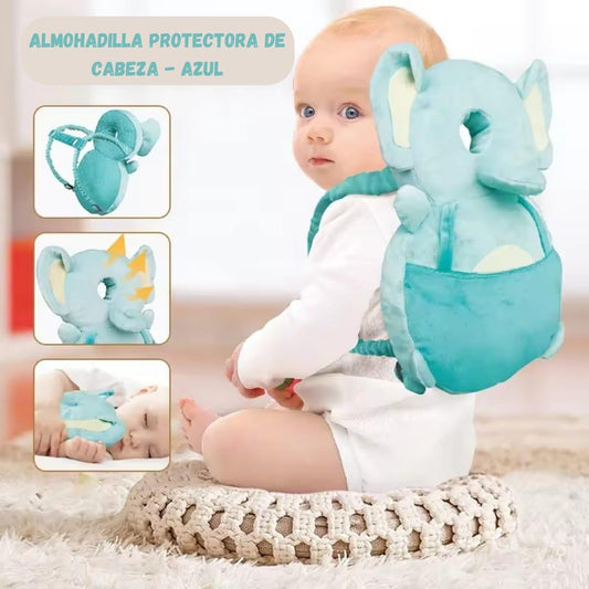 Protector de Cabeza para Bebé | Antigolpes | Ajustable | Suave | 4 a 24 Meses