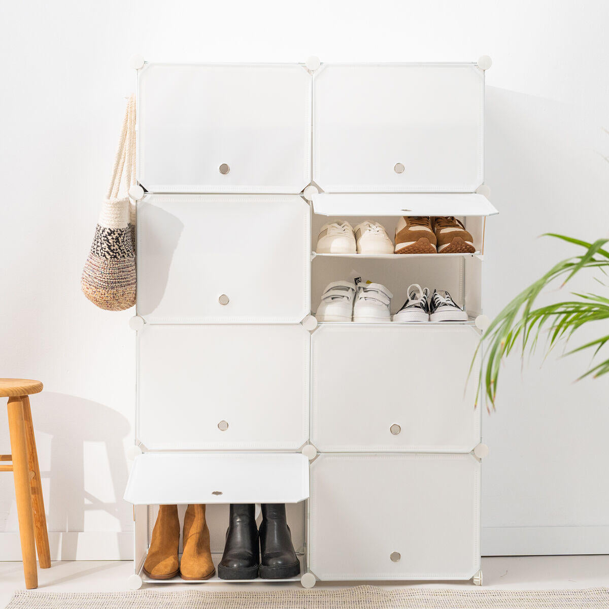Sapateira Modular Portátil InnovaGoods | Cor Branca