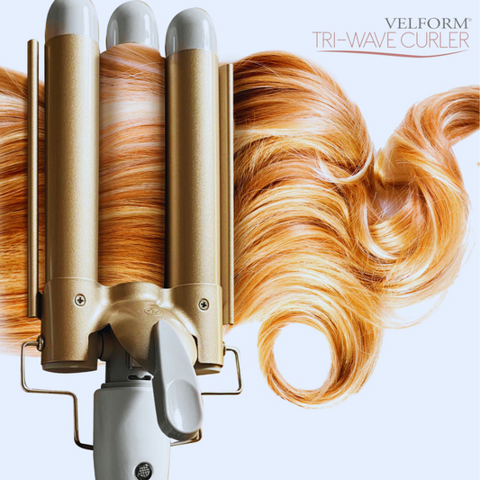 Rizador Ondas Surferas - Ondulador de 3 Barriles - Velform Tri-Wave Curler