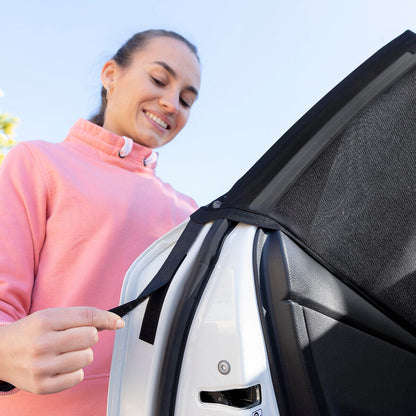 Malla Parasol para Coche UVlock InnovaGoods | Pack 2 uds | Universal | Protección UV