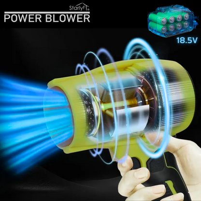 STARLYF Power Blower - Cordless Turbo Air Blower - 120 km/h - Rechargeable 
