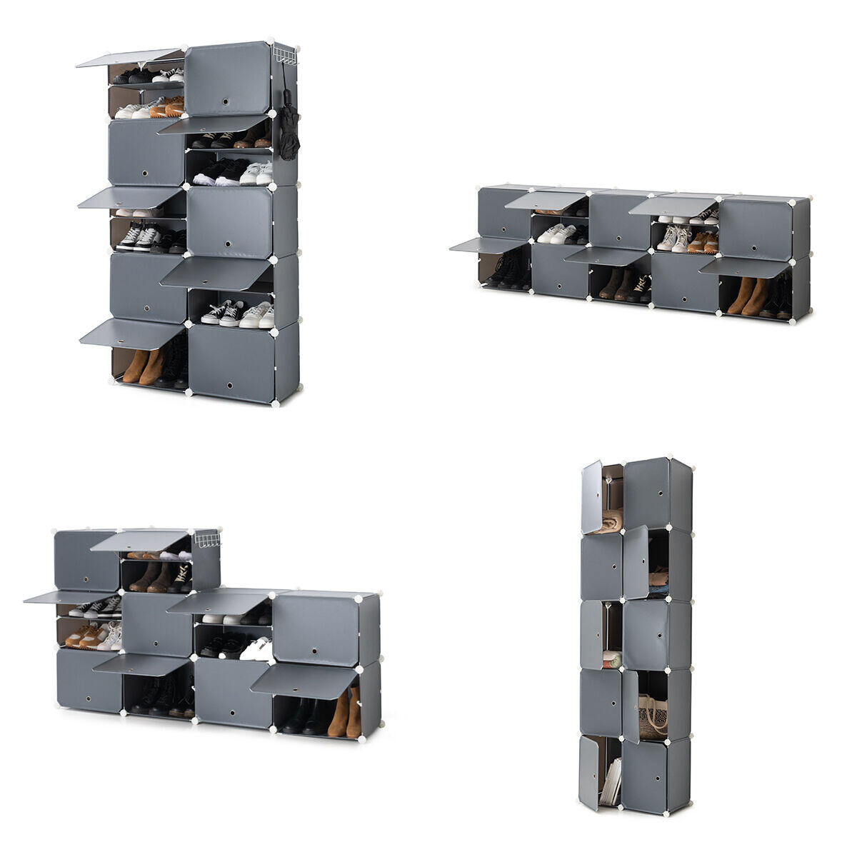Sapateira Modular Portátil InnovaGoods | Cor Cinzenta