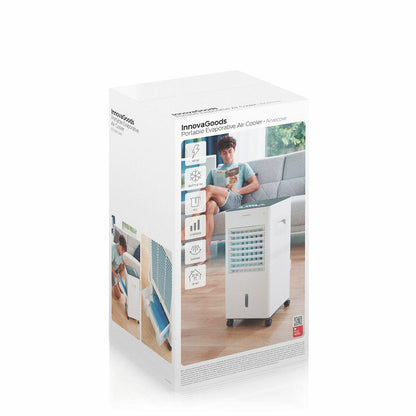 Climatizador Evaporativo Portátil 5L 65W | Humidificador Purificador 3 Velocidades | InnovaGoods