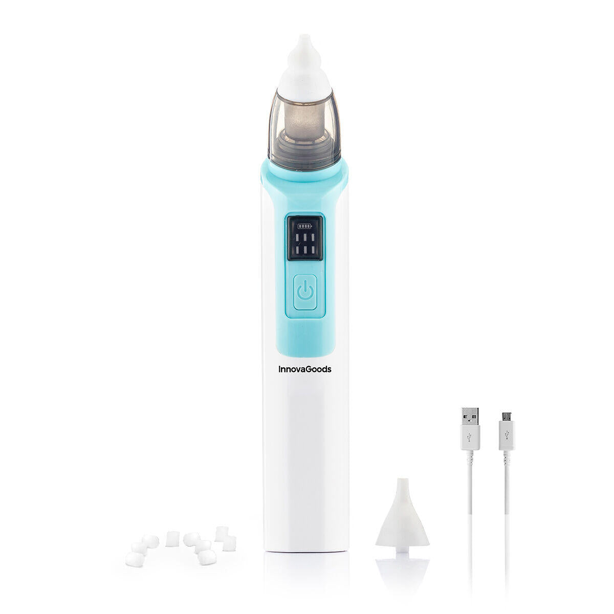 Aspirador Nasal Recarregável para Bebés e Crianças | Seguro e Eficaz | Nizi InnovaGoods