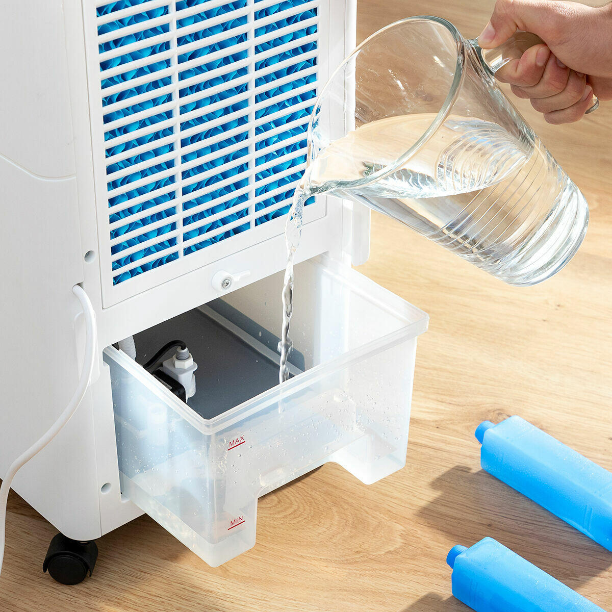 Climatizador Evaporativo Portátil 5L 65W | Humidificador Purificador 3 Velocidades | InnovaGoods