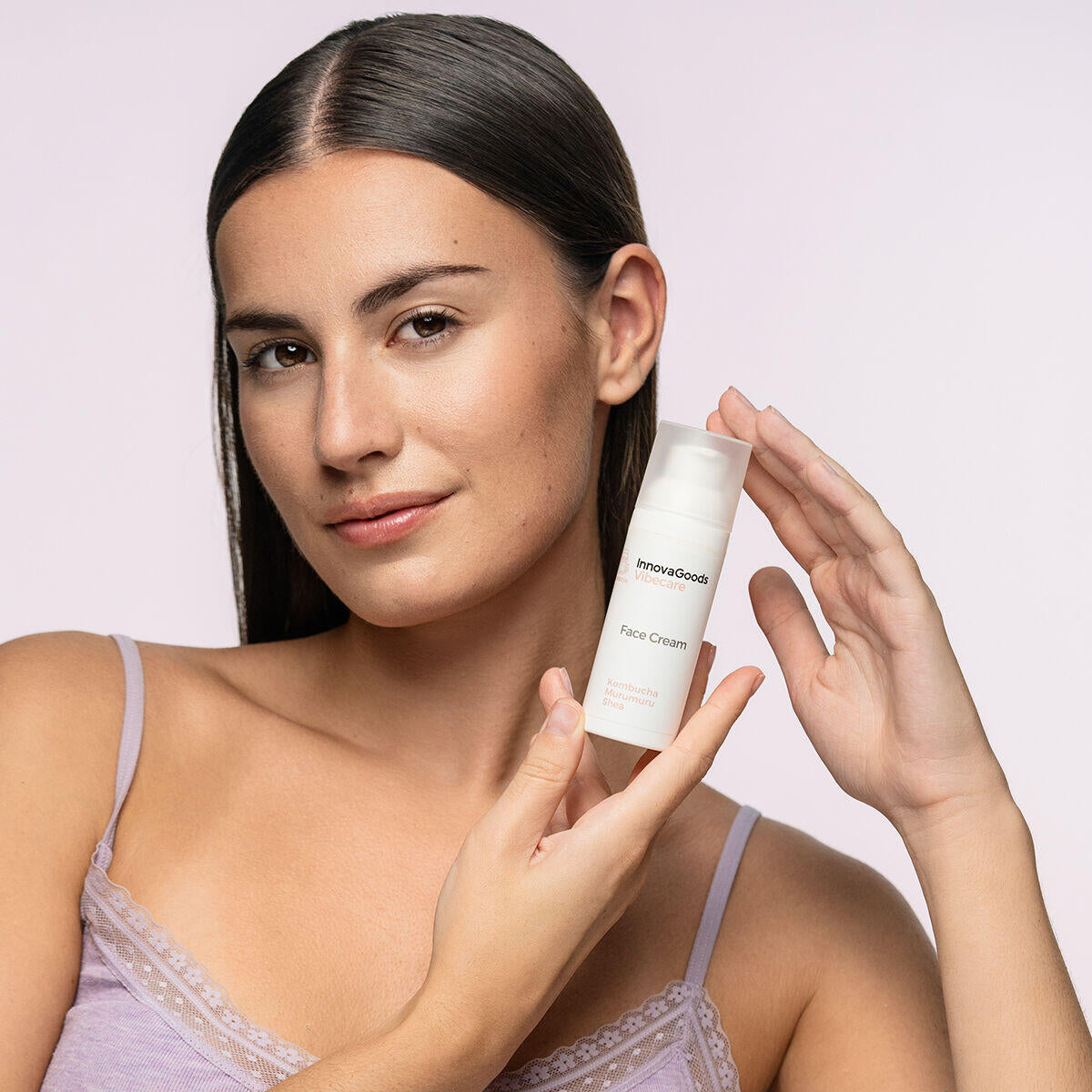 Crema Facial Hidratante Kombucha "Vibecare" InnovaGoods 50 ml