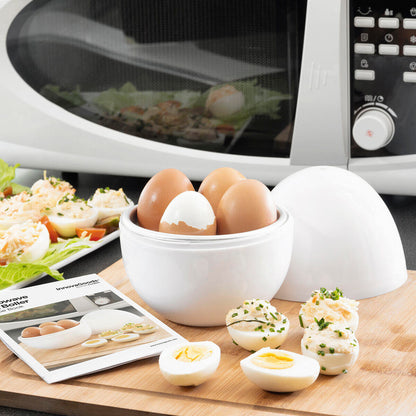 Fervedor de Ovos para Micro-ondas Boilegg InnovaGoods | 4 Ovos | Sem BPA | Livro de Receitas