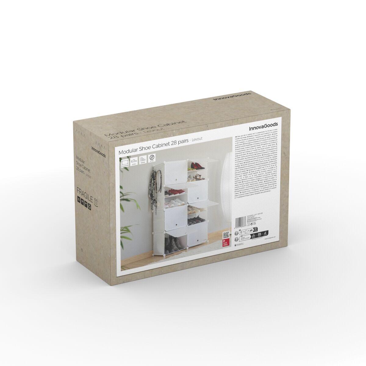 Sapateira Modular Portátil InnovaGoods | Cor Branca