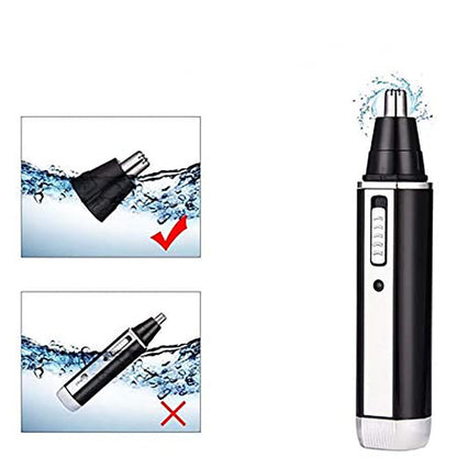 Set Cortapelo Recargable 4 en 1 | Nariz, Orejas, Barba y Cejas | Carga USB