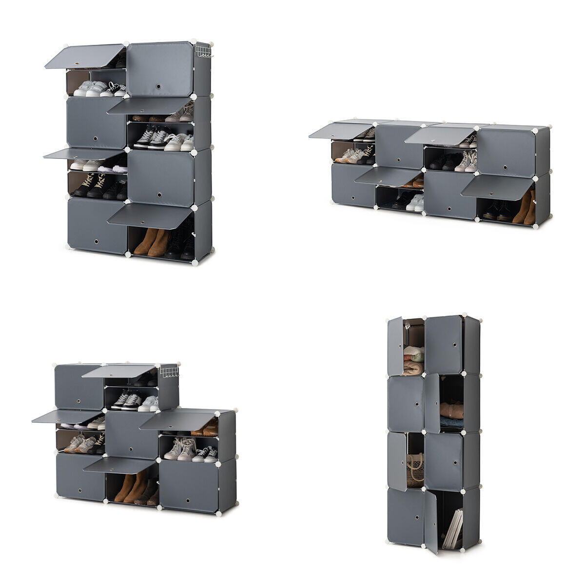 Sapateira Modular Portátil InnovaGoods | Cor Cinzenta