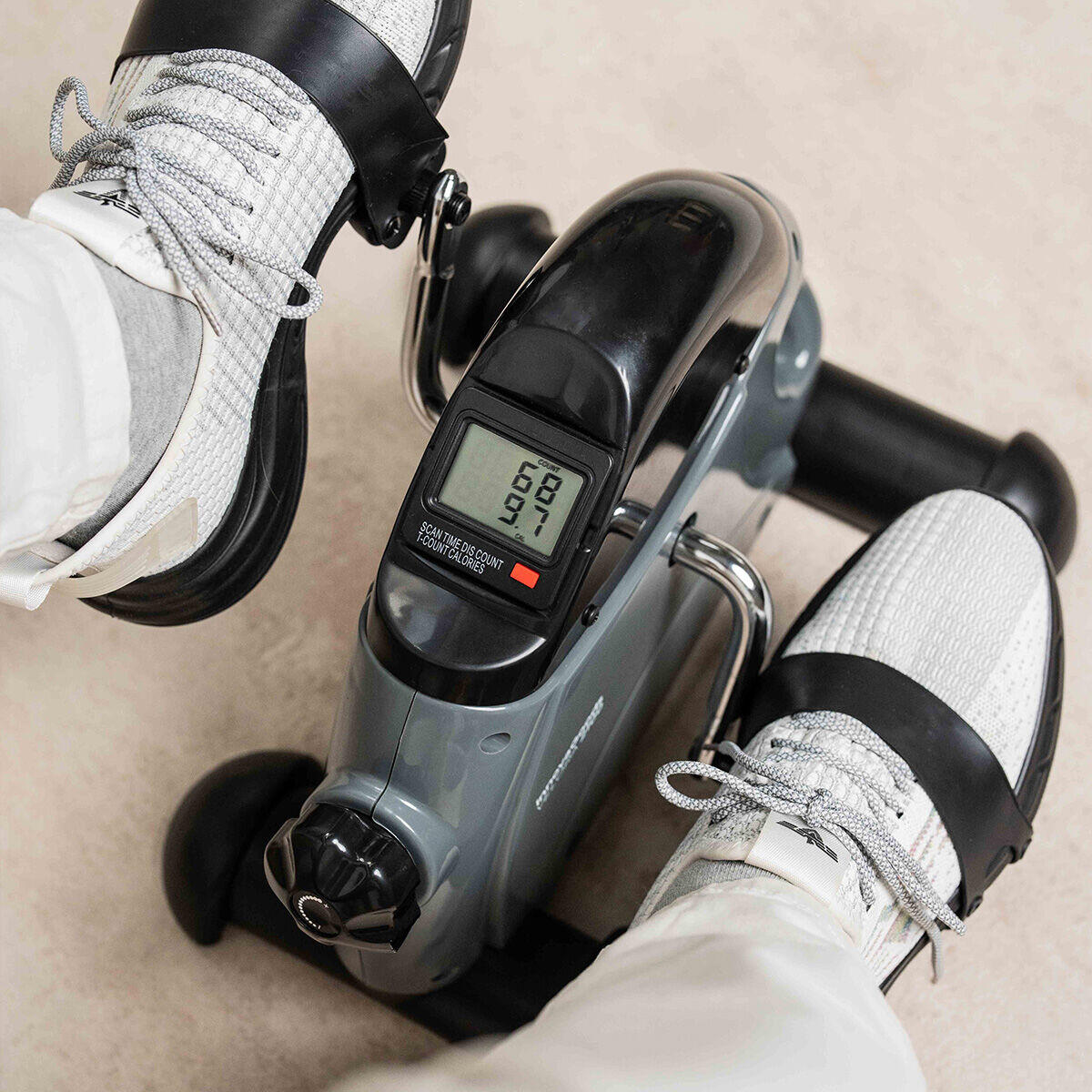 Pedaleador Estático con Esterilla | Ejercicio Brazos y Piernas | InnovaGoods
